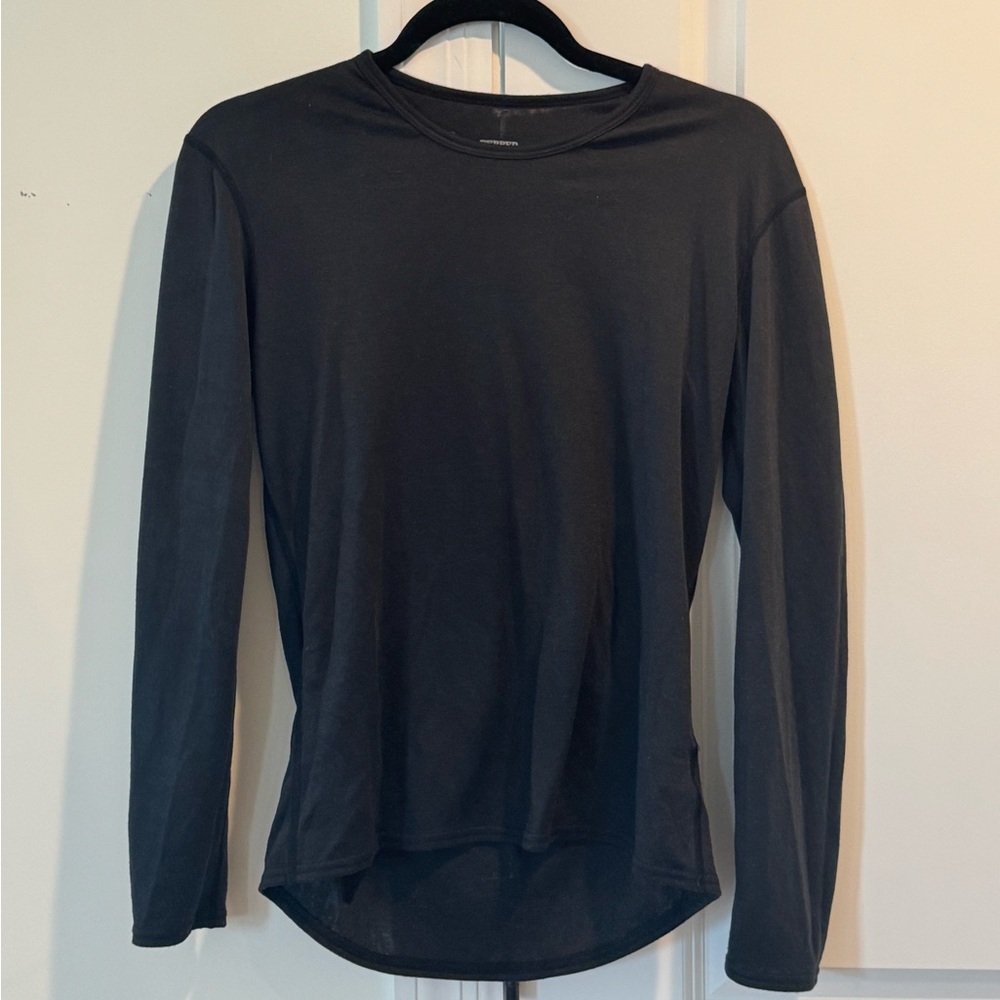 Thermal Black Long Sleeve Shirt by Pepper size Medium